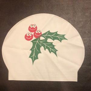 Christmas swim cap